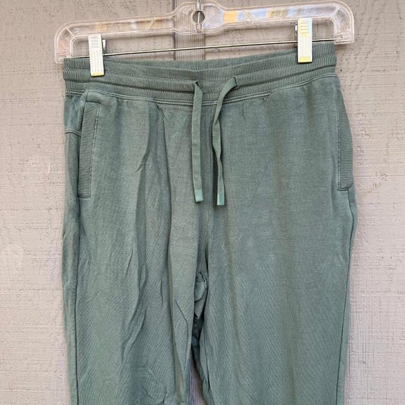 All in motion girls green/drawstring/pockets/soft joggers size 10/12 - Picture 2 of 7